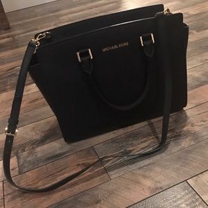 Black Michael Kors purse, wallet and coin purse
